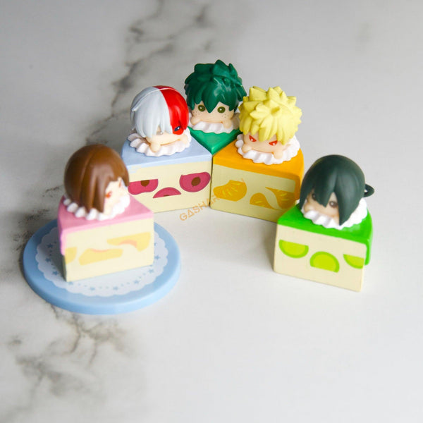 My Hero Academia Birthday Mini Cake Gashapon Capsule Toys Full Set of 5 - Gasharkpon