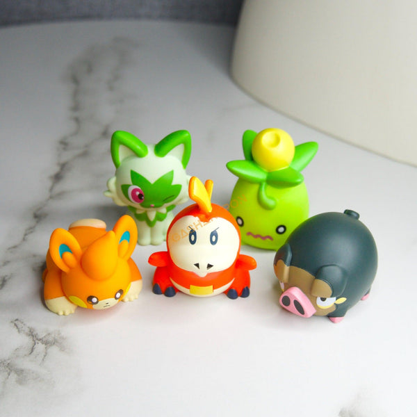 Pokémon Squishy Figure P3 Gashapon Capsule Toys Full Set of 6 - Gasharkpon