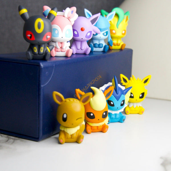 Pokémon Formed Clip P2 Figure Gashapon Capsule Toys Full Set of 9 - Gasharkpon